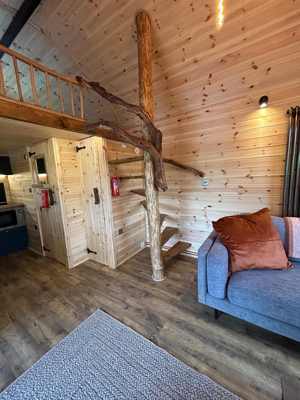 Lincoln Lodge Mezzanine stairs